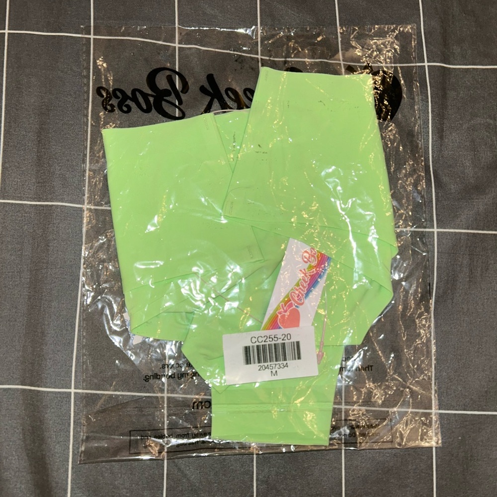 Cheekboss NWT underwear, cheeky, light green